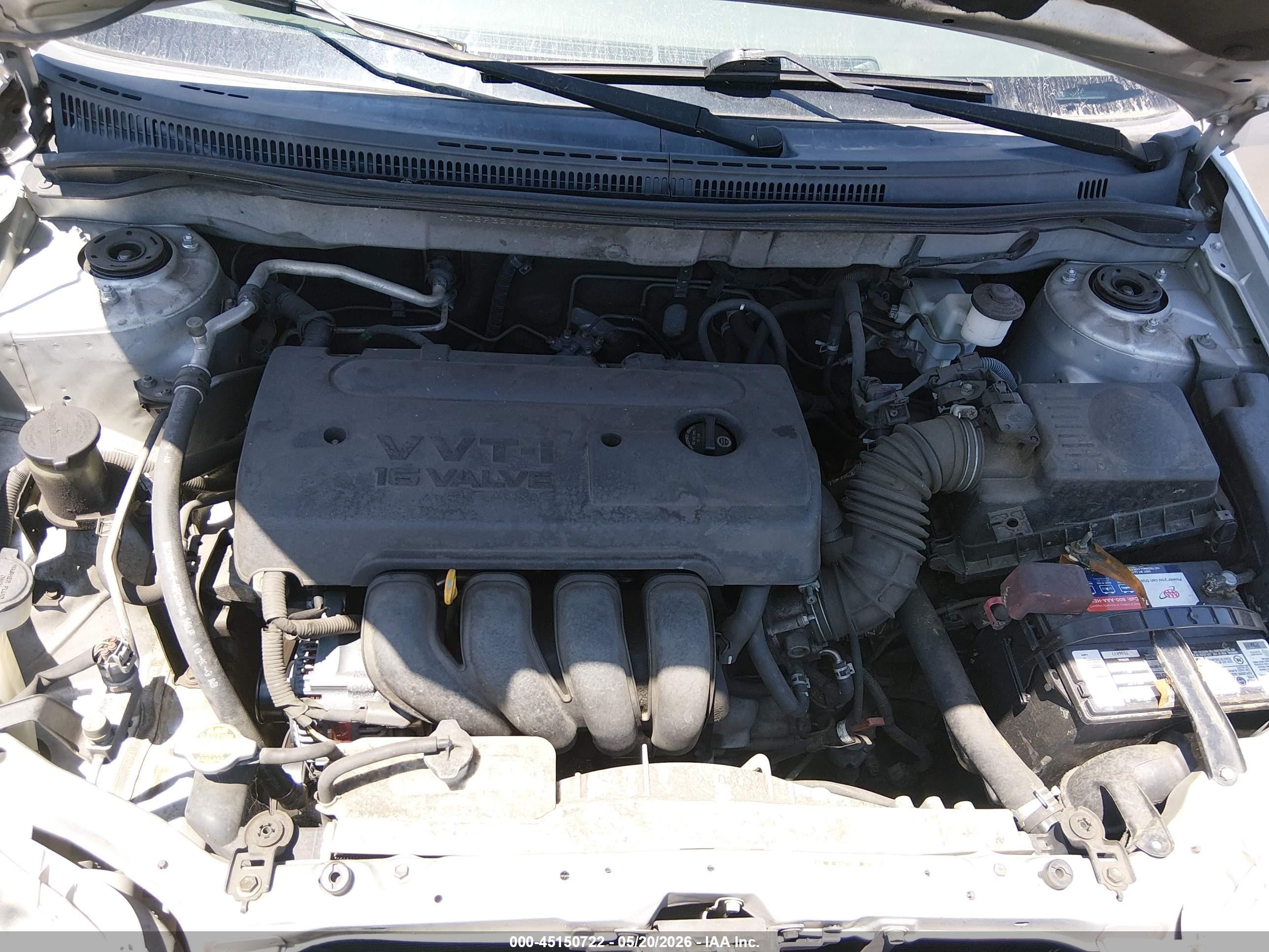 2006 Toyota Corolla Ce Silver vin: JTDBR32E660069938