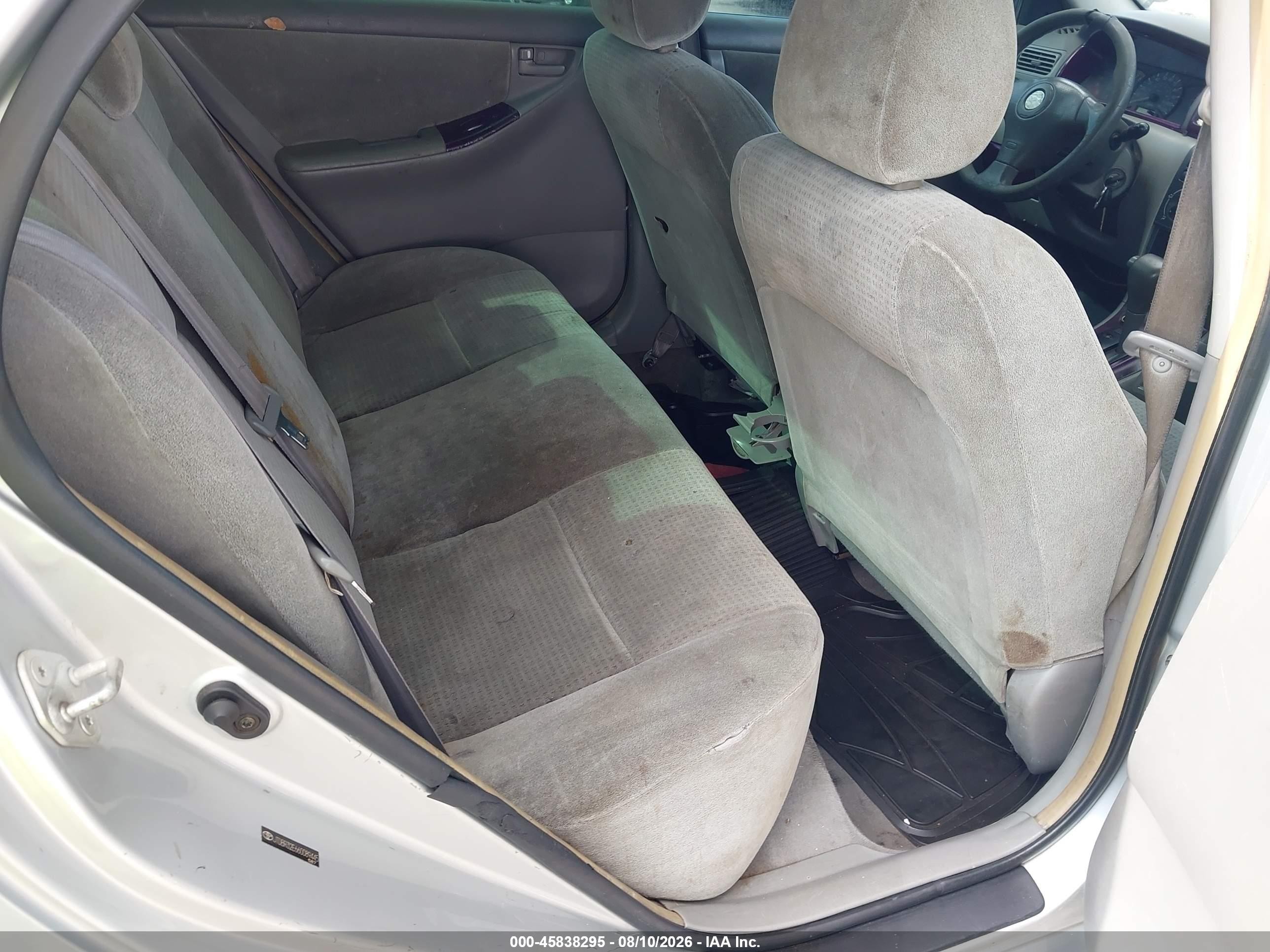 2006 Toyota Corolla Ce Gray vin: JTDBR32E660089445