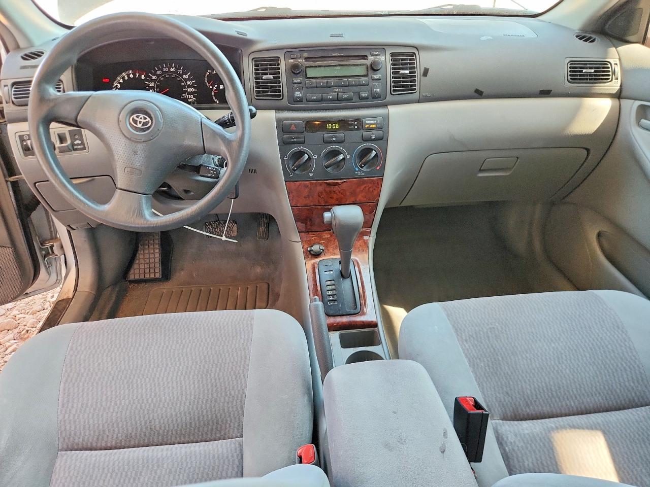 2006 Toyota Corolla Le Silver vin: JTDBR32E660090594