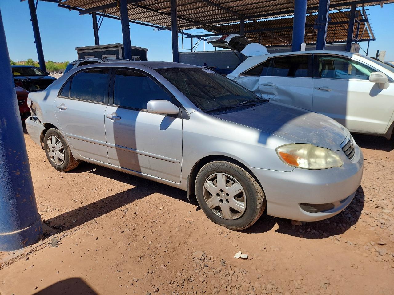 2006 Toyota Corolla Le Silver vin: JTDBR32E660090594