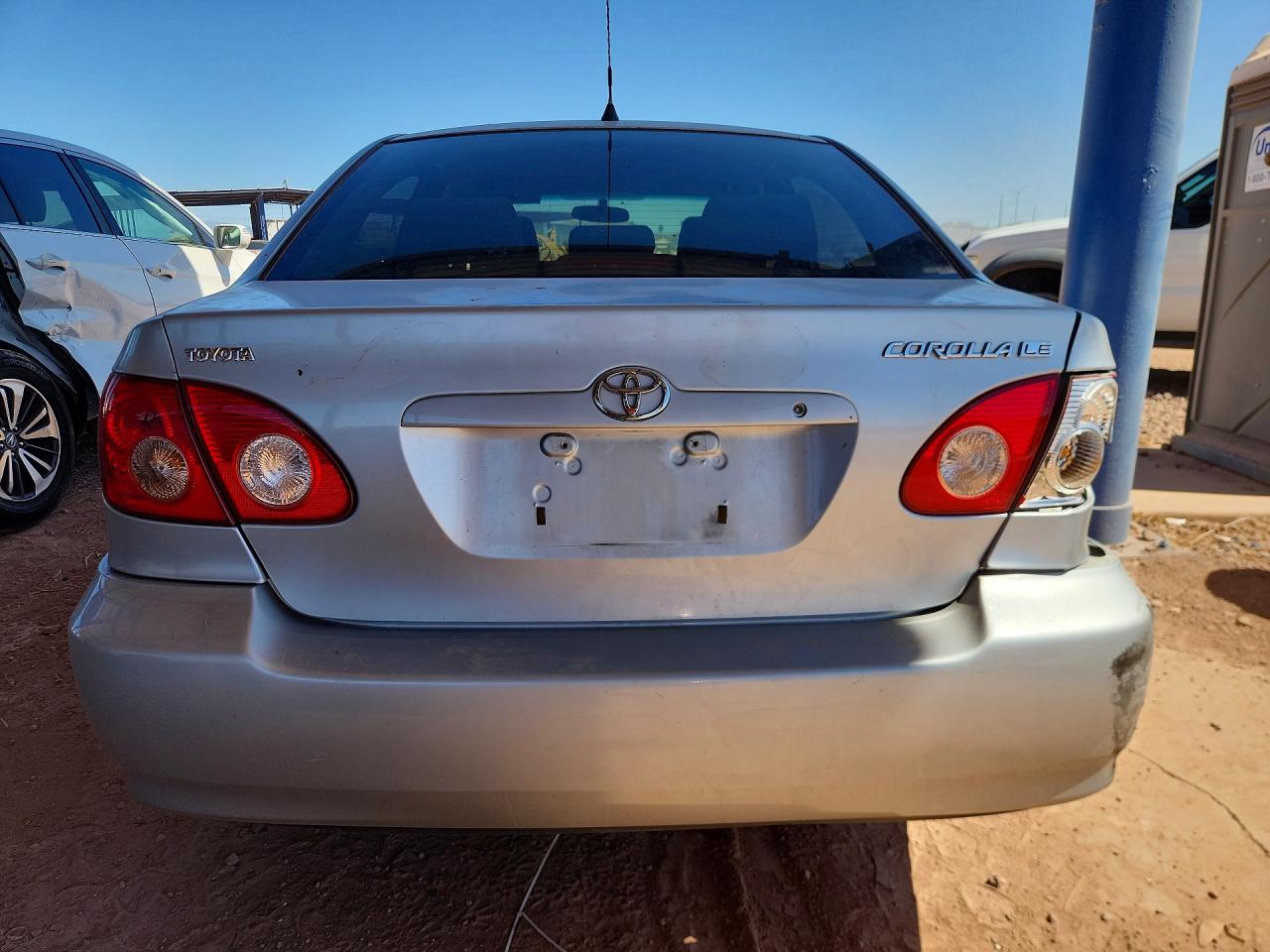 2006 Toyota Corolla Le Silver vin: JTDBR32E660090594