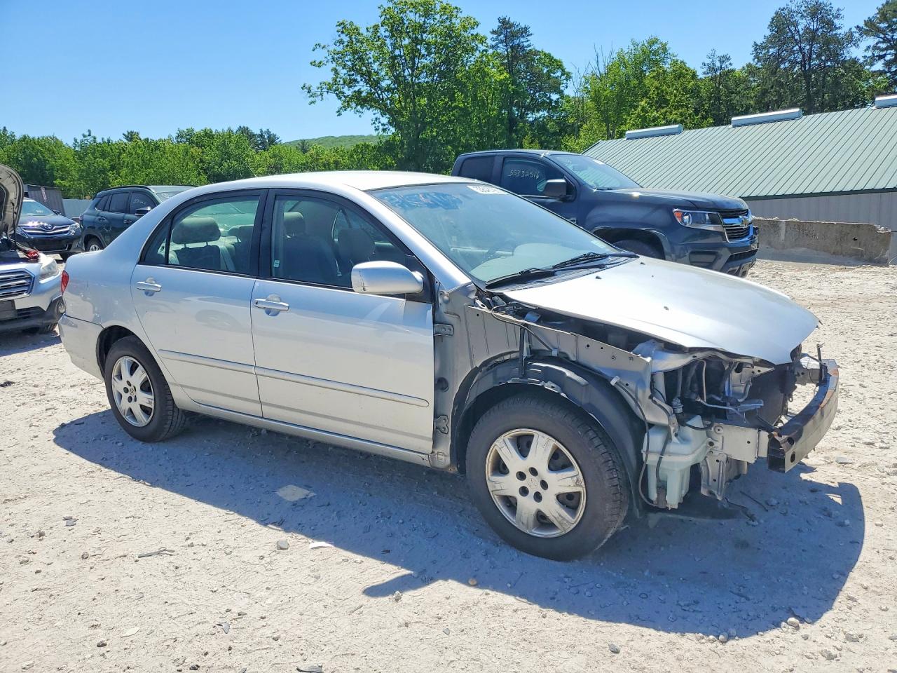 2006 Toyota Corolla Le Silver vin: JTDBR32E660093124