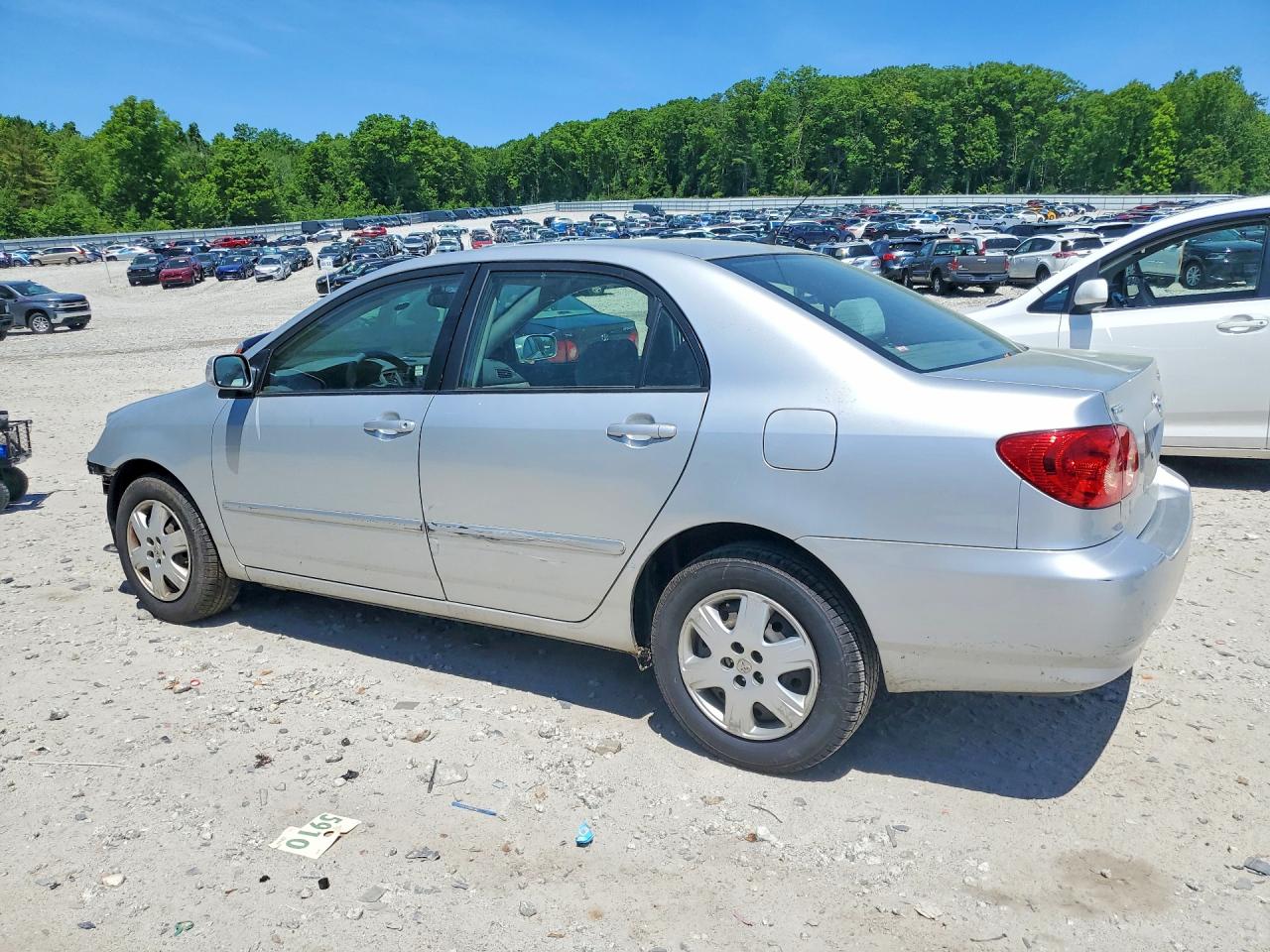 2006 Toyota Corolla Le Silver vin: JTDBR32E660093124