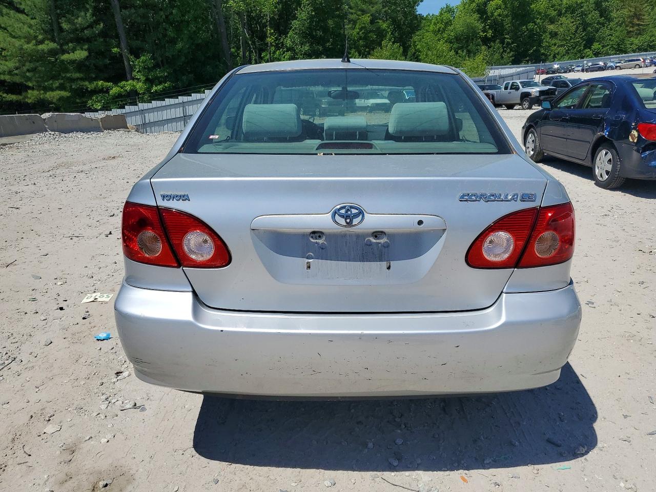 2006 Toyota Corolla Le Silver vin: JTDBR32E660093124
