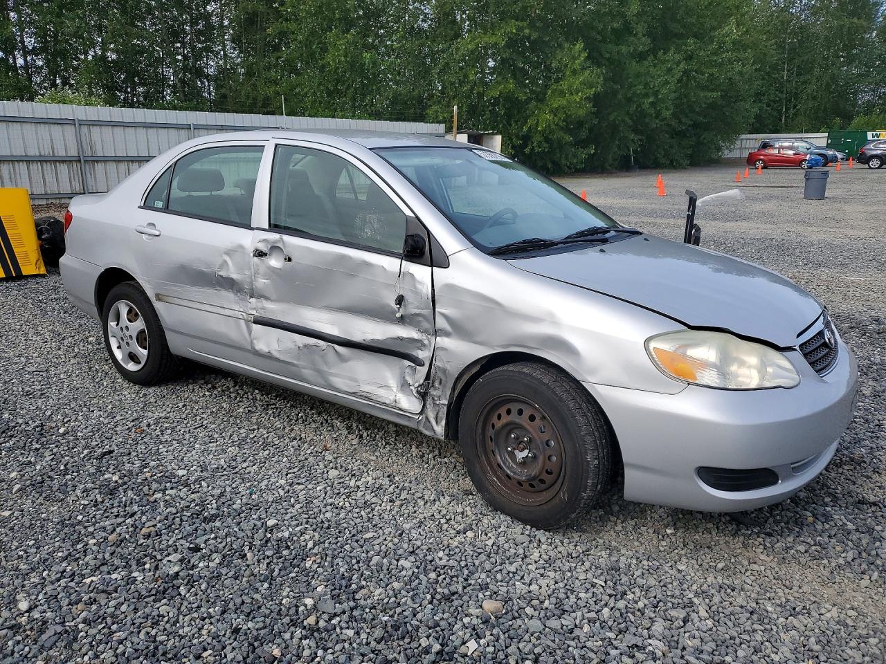 2007 Toyota Corolla Ce Silver vin: JTDBR32E670102969