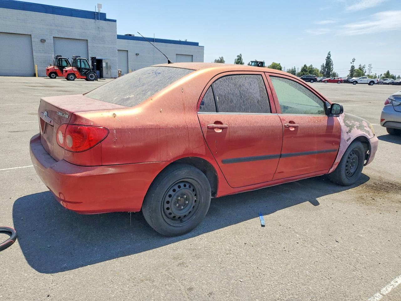 2007 Toyota Corolla Ce Красный vin: JTDBR32E670109551