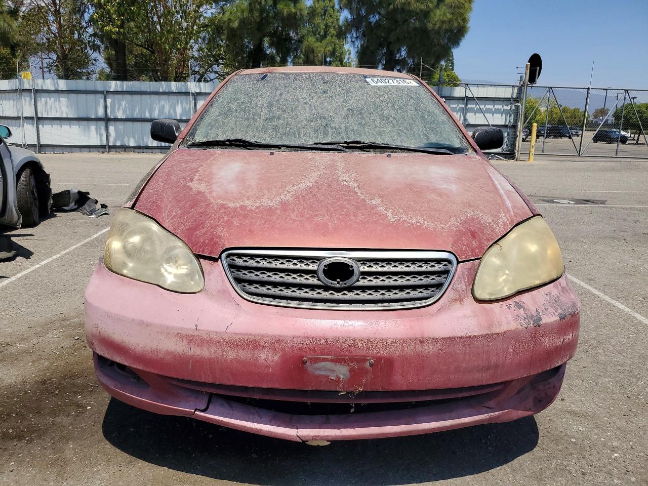 2007 Toyota Corolla Ce Красный vin: JTDBR32E670109551