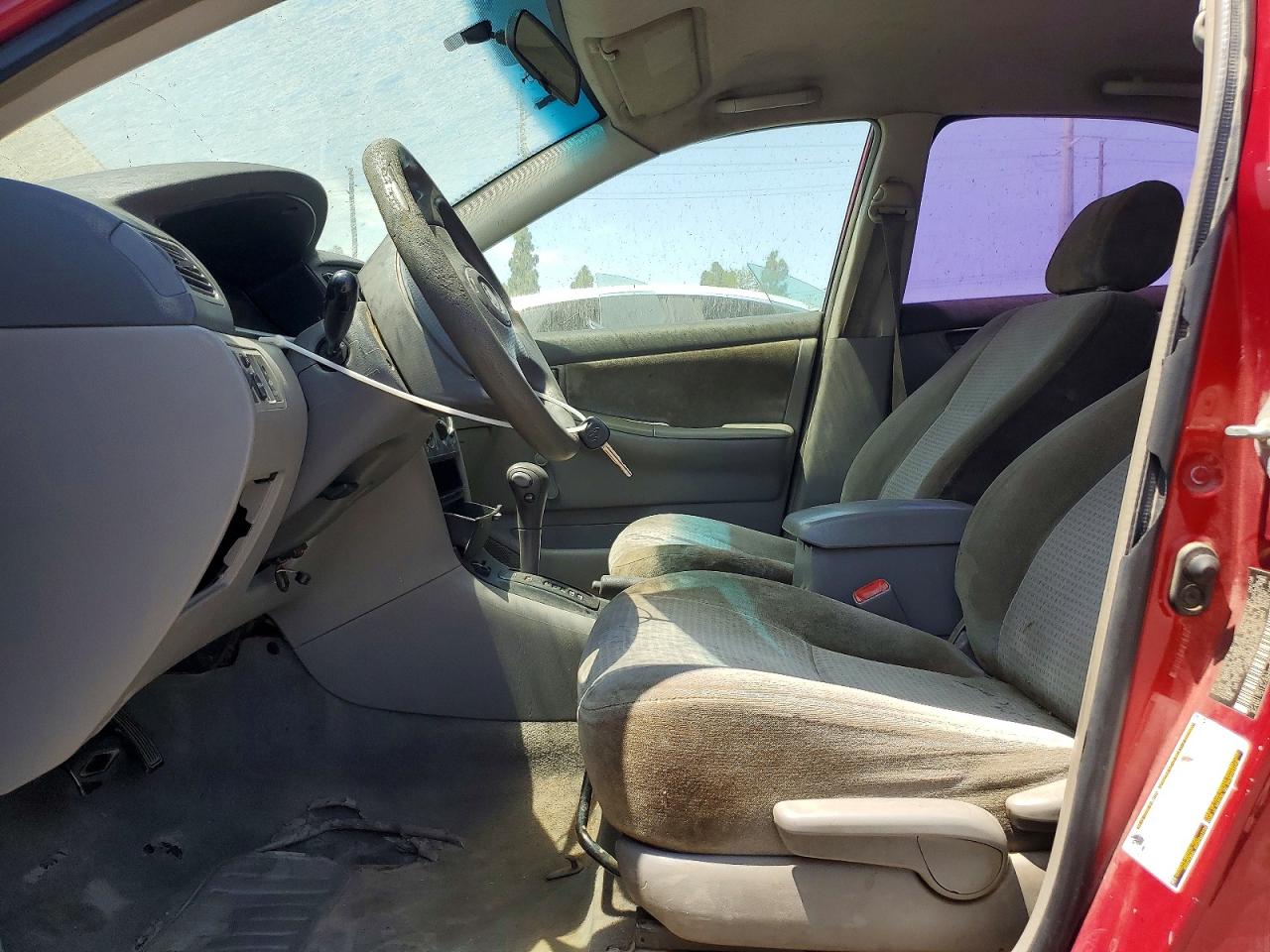 2007 Toyota Corolla Ce Красный vin: JTDBR32E670109551