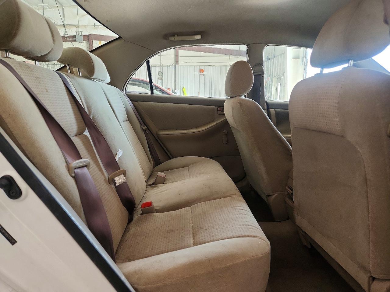 2007 Toyota Corolla Ce White vin: JTDBR32E670109937