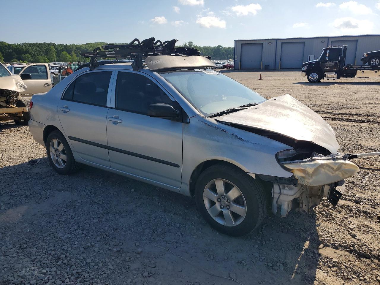 2007 Toyota Corolla Ce Серебряный vin: JTDBR32E670123319