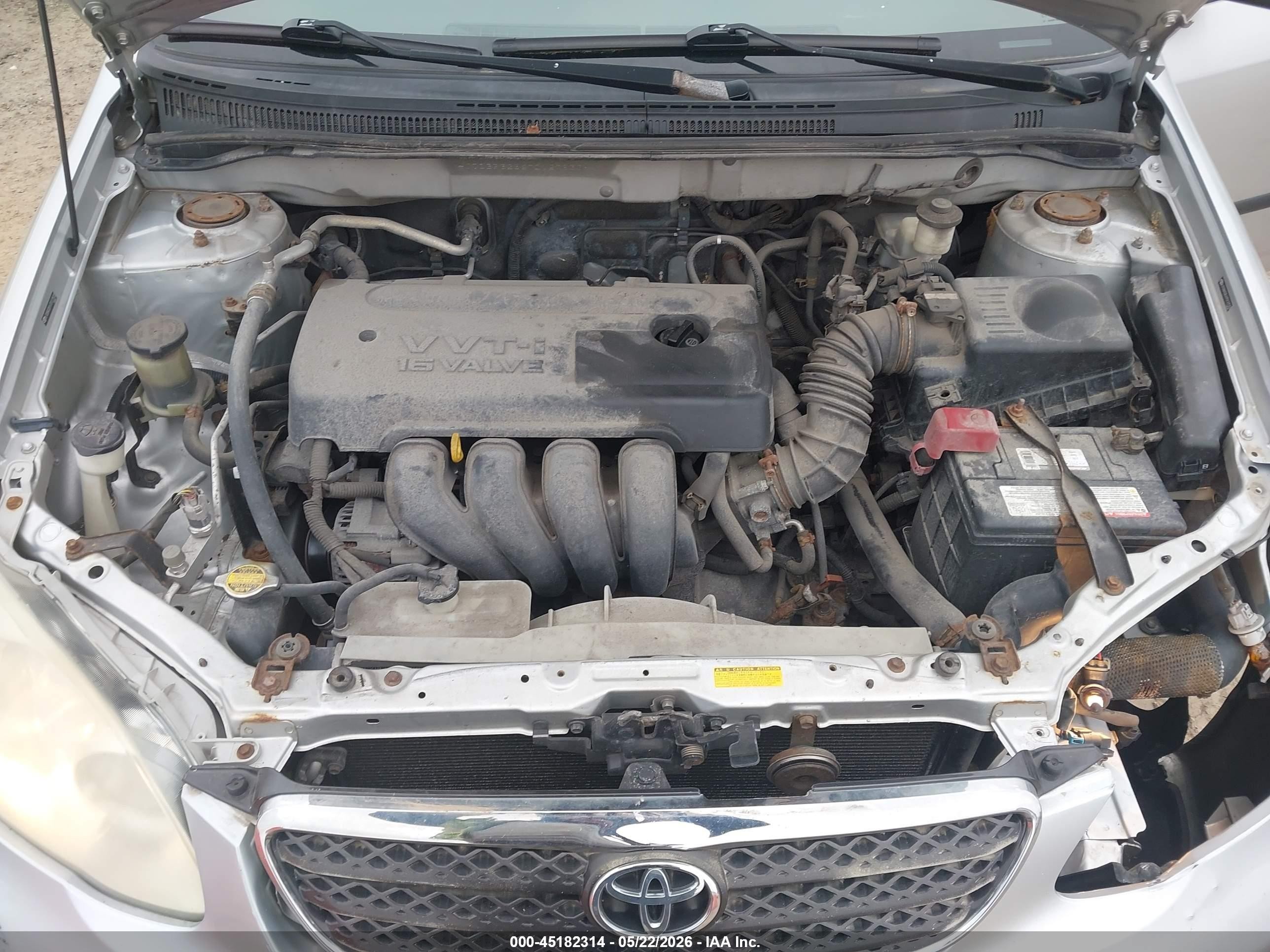 2007 Toyota Corolla Ce Silver vin: JTDBR32E670127533
