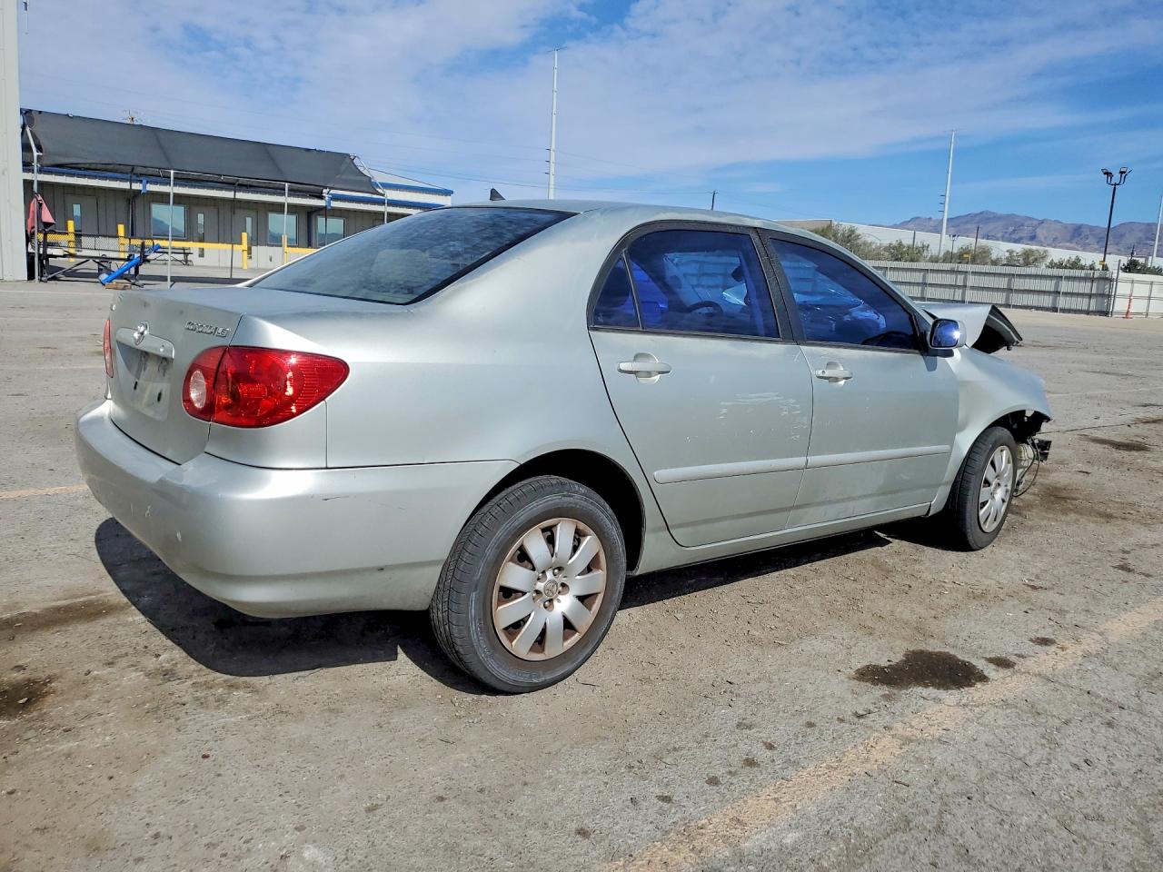 2003 Toyota Corolla Le Silver vin: JTDBR32E730006357