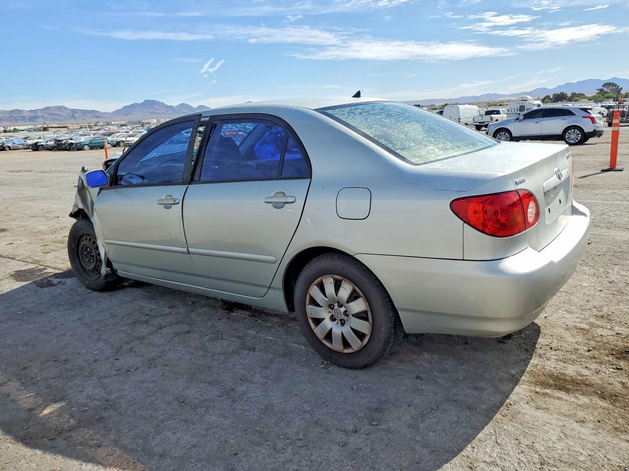 2003 Toyota Corolla Le Silver vin: JTDBR32E730006357