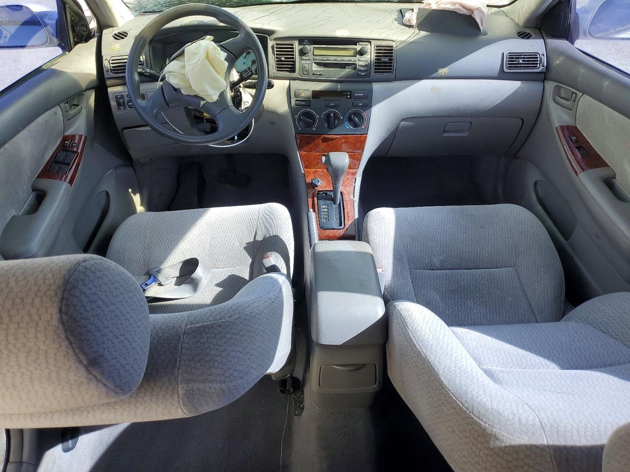 2003 Toyota Corolla Le Silver vin: JTDBR32E730006357