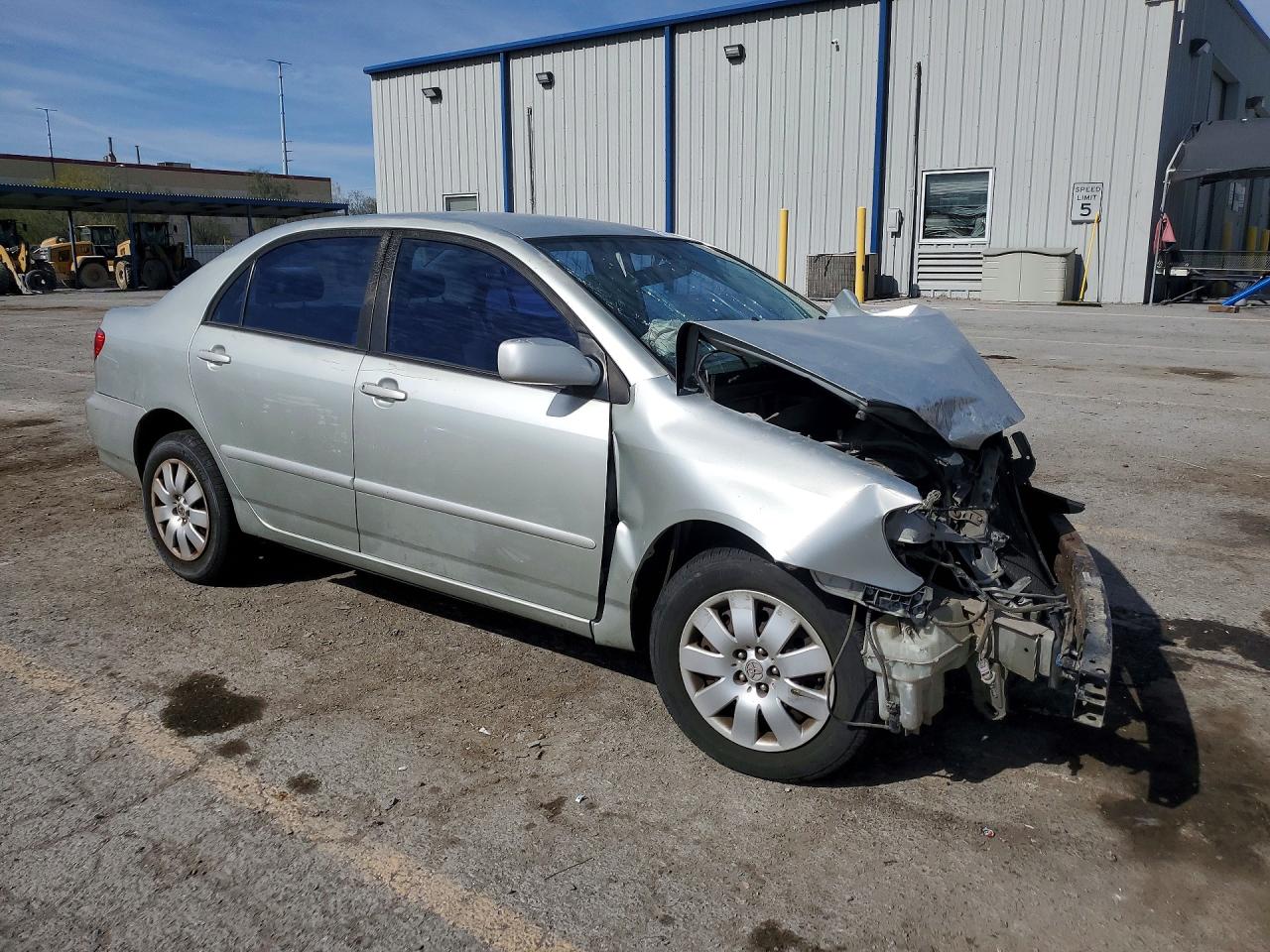 2003 Toyota Corolla Le Silver vin: JTDBR32E730006357