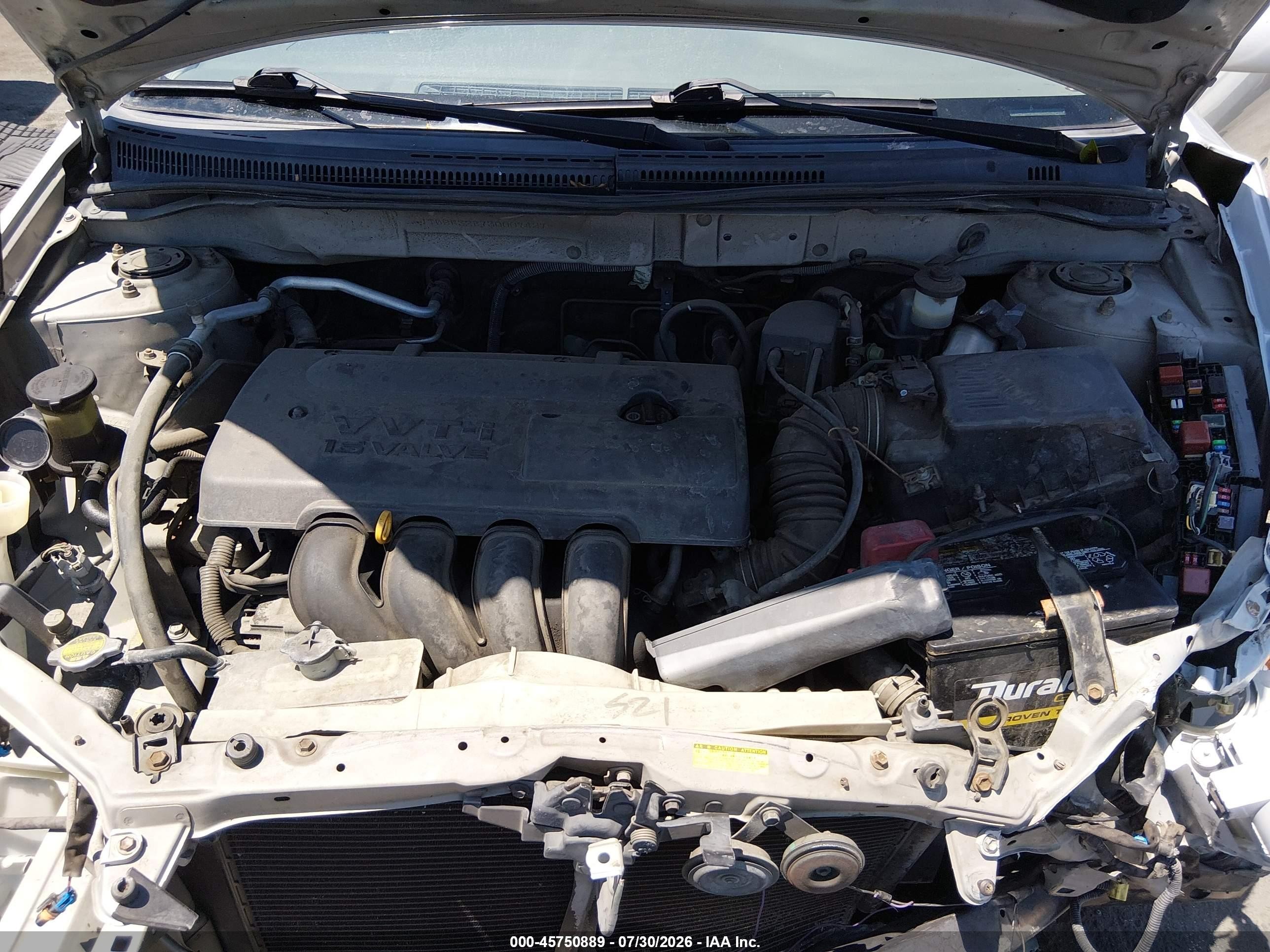 2003 Toyota Corolla Le Silver vin: JTDBR32E730007427