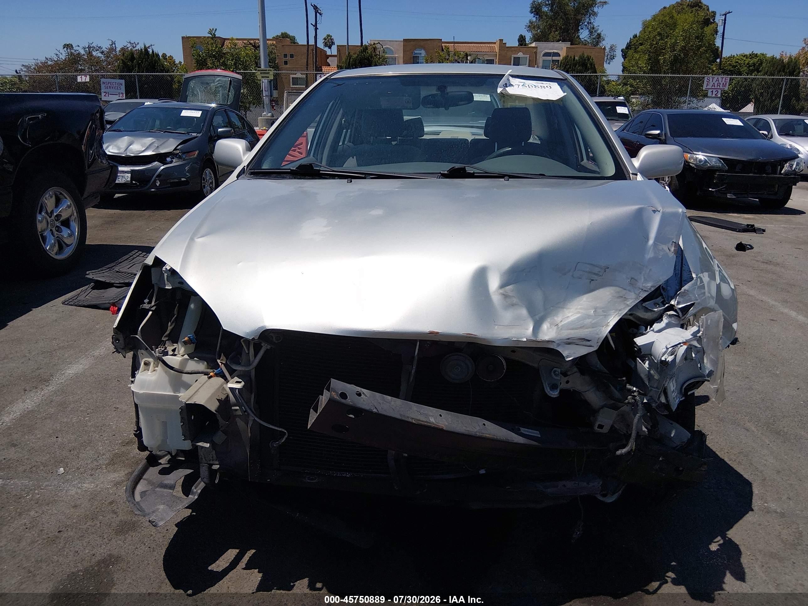2003 Toyota Corolla Le Silver vin: JTDBR32E730007427