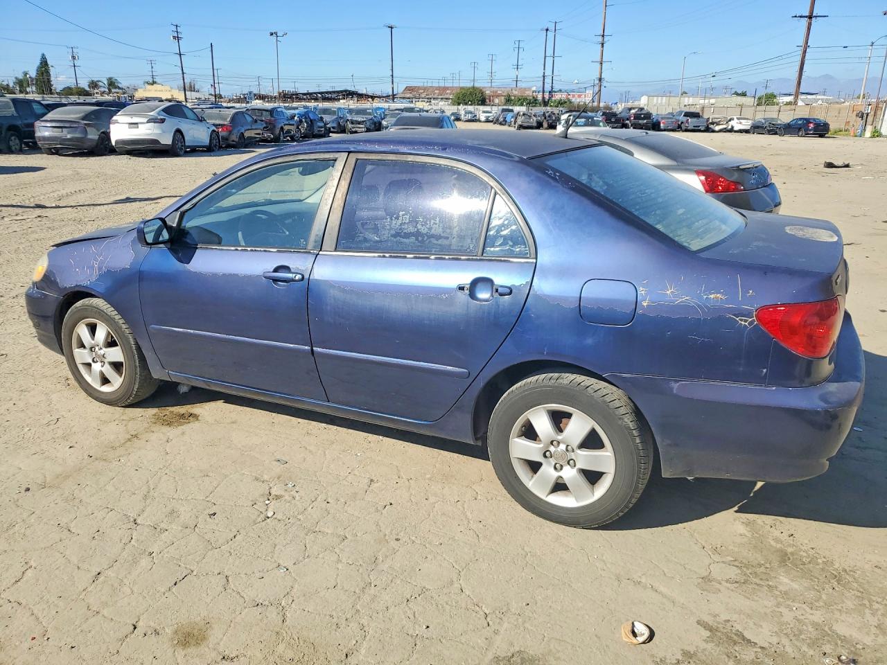 2003 Toyota Corolla Le Blue vin: JTDBR32E730034322