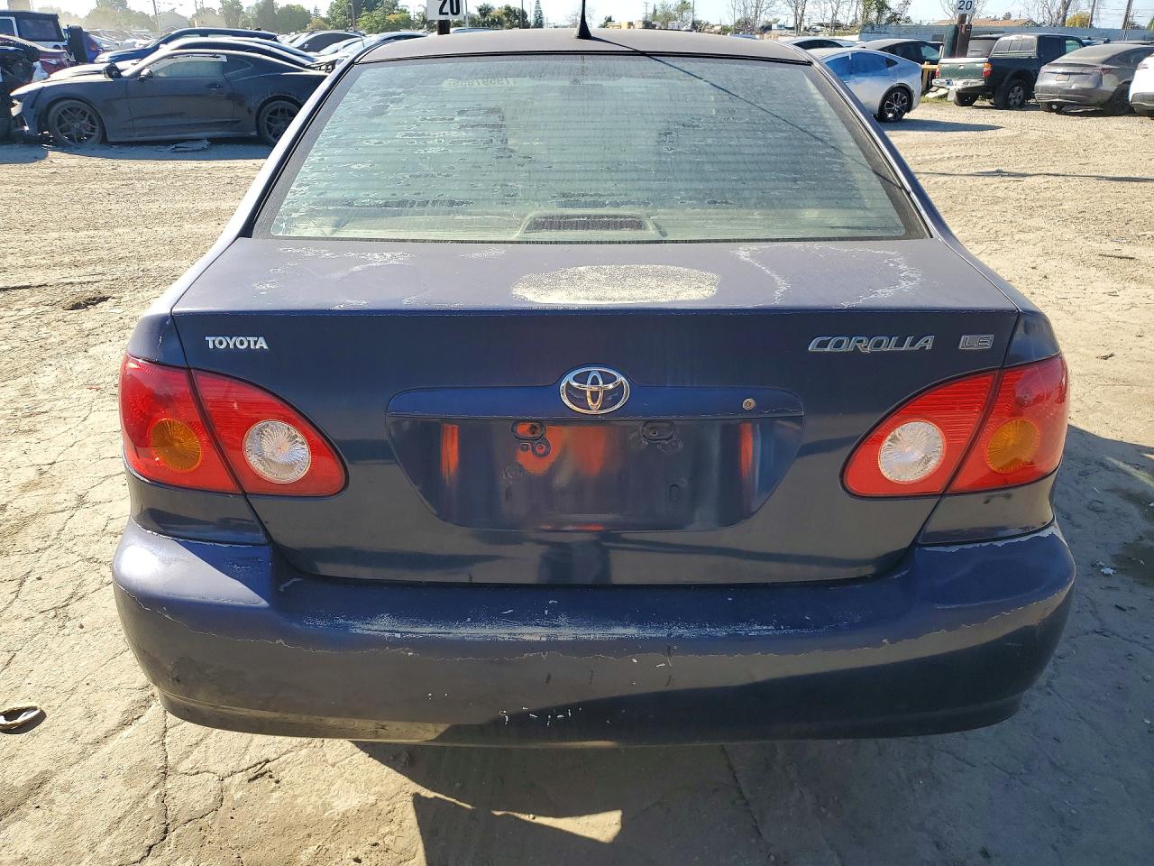 2003 Toyota Corolla Le Blue vin: JTDBR32E730034322