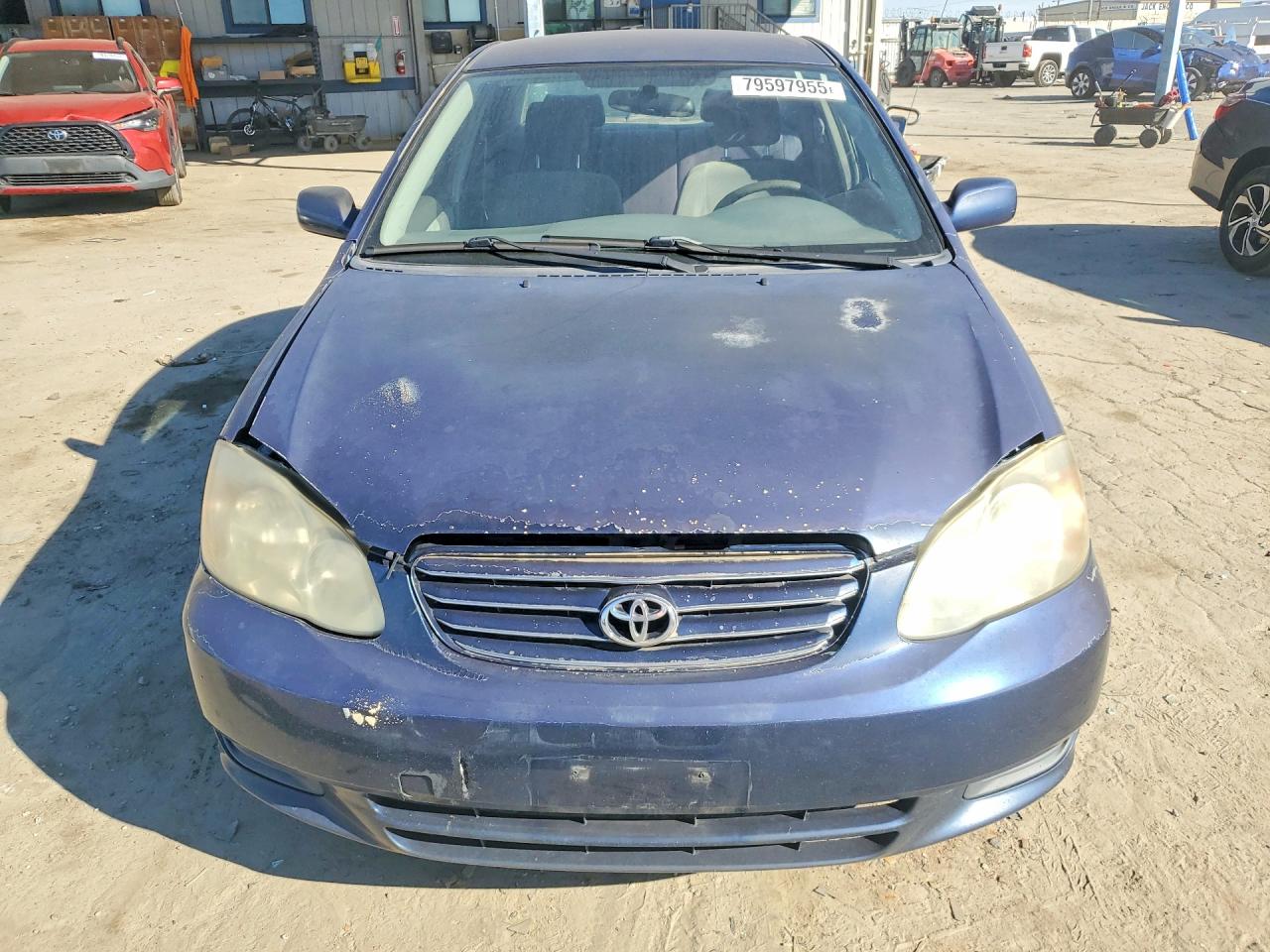 2003 Toyota Corolla Le Blue vin: JTDBR32E730034322