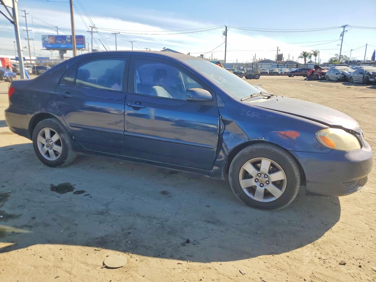 2003 Toyota Corolla Le Blue vin: JTDBR32E730034322