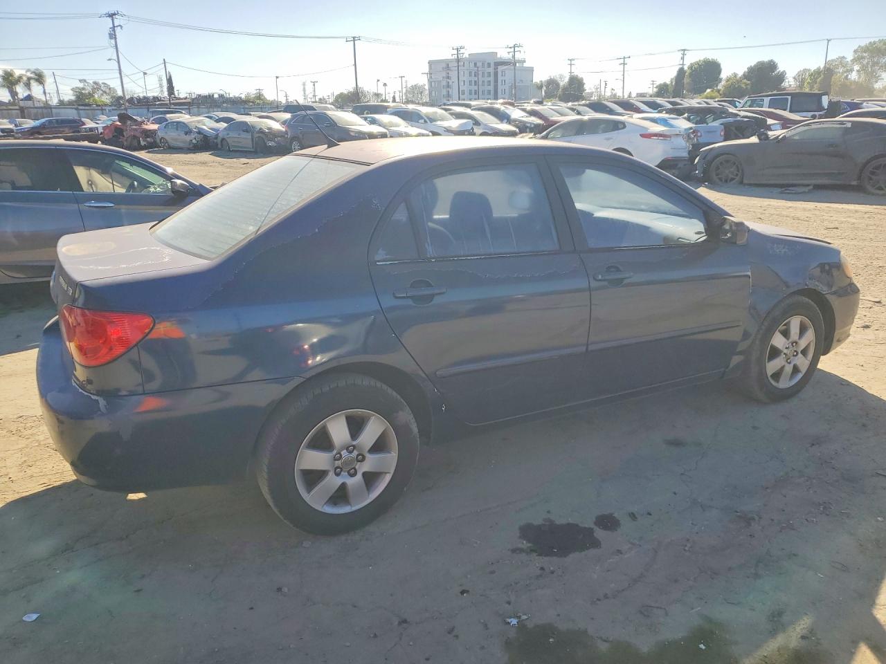 2003 Toyota Corolla Le Blue vin: JTDBR32E730034322