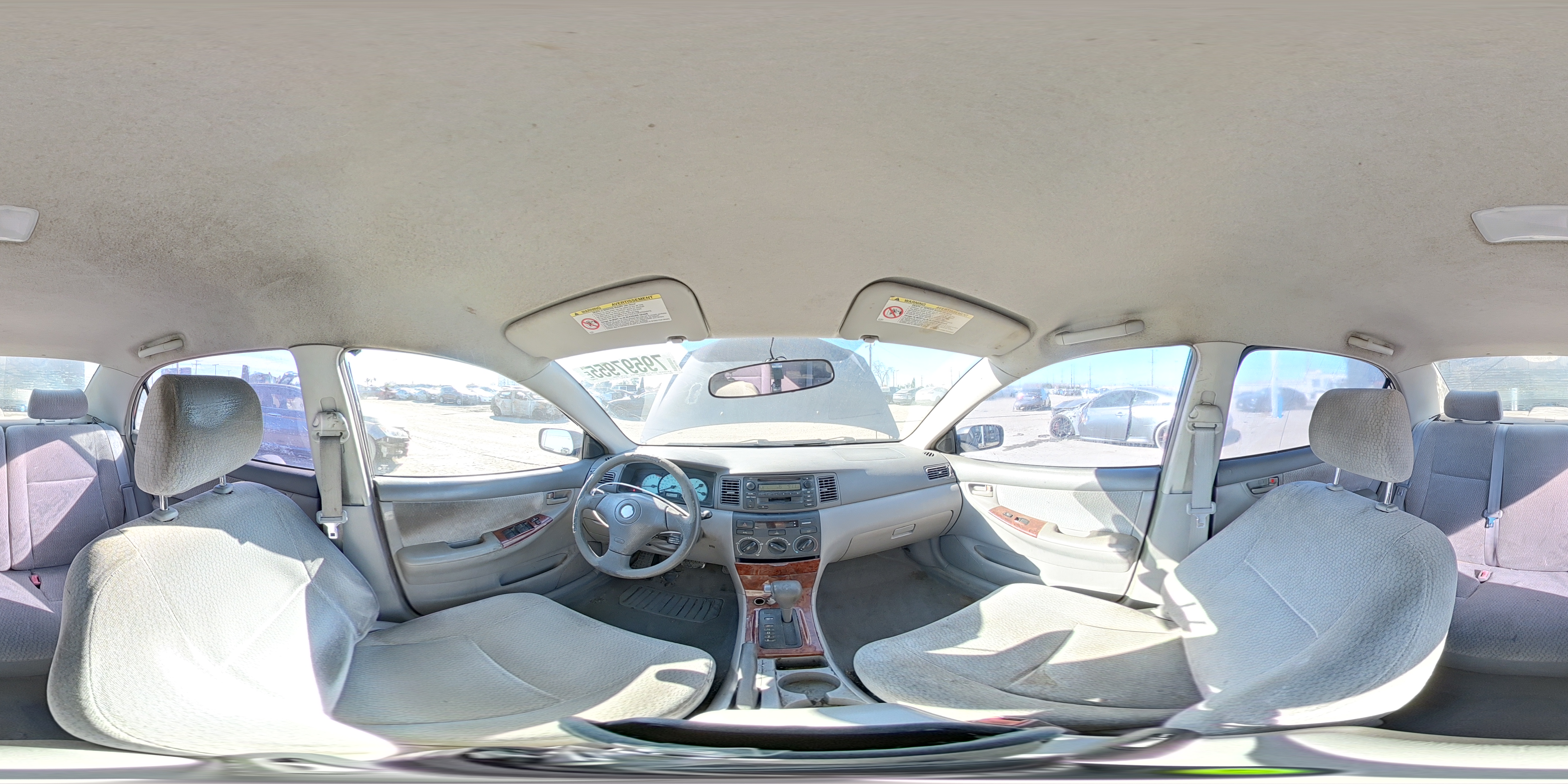 2003 Toyota Corolla Le Blue vin: JTDBR32E730034322