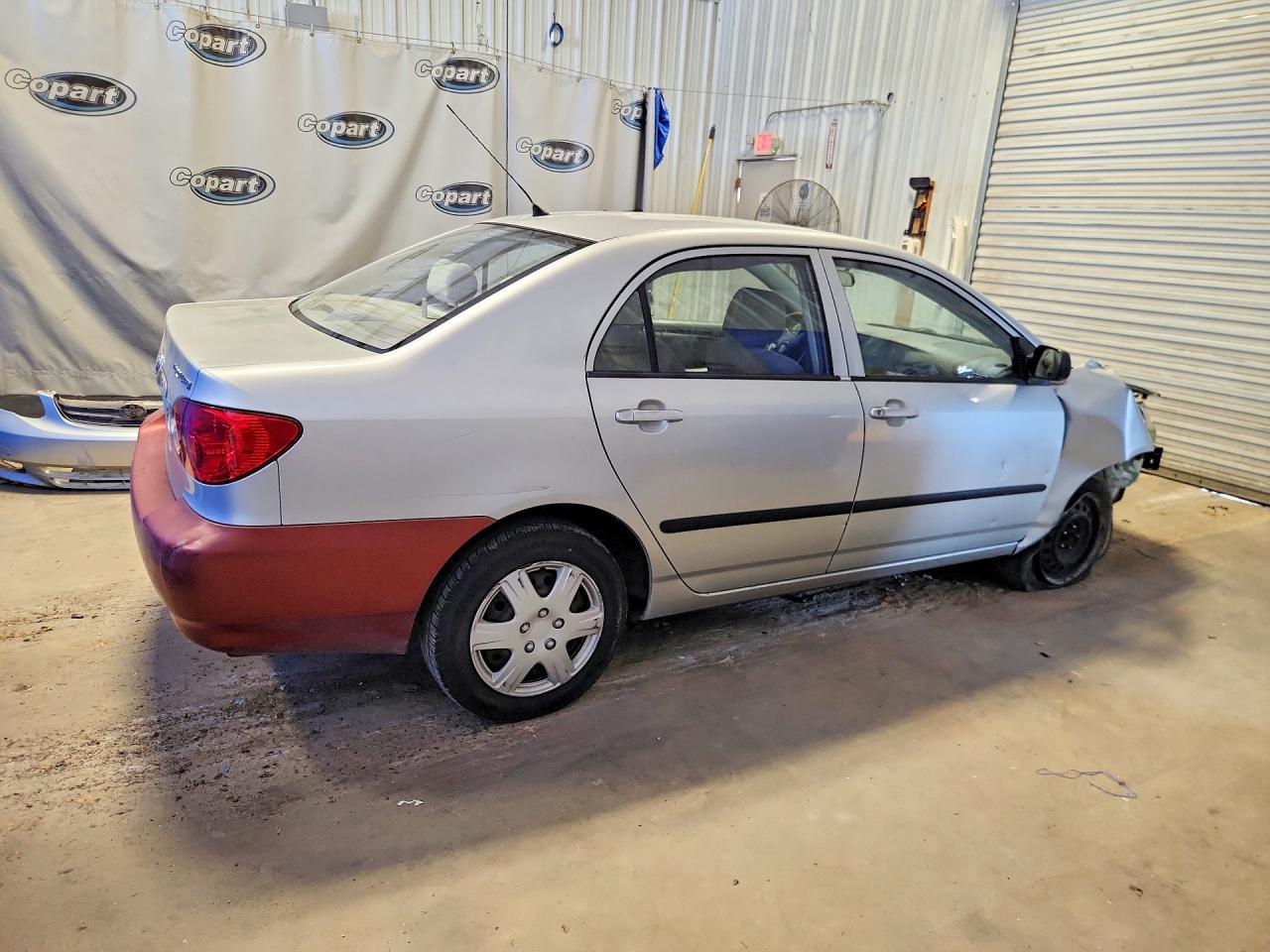2004 Toyota Corolla Ce Silver vin: JTDBR32E742033855