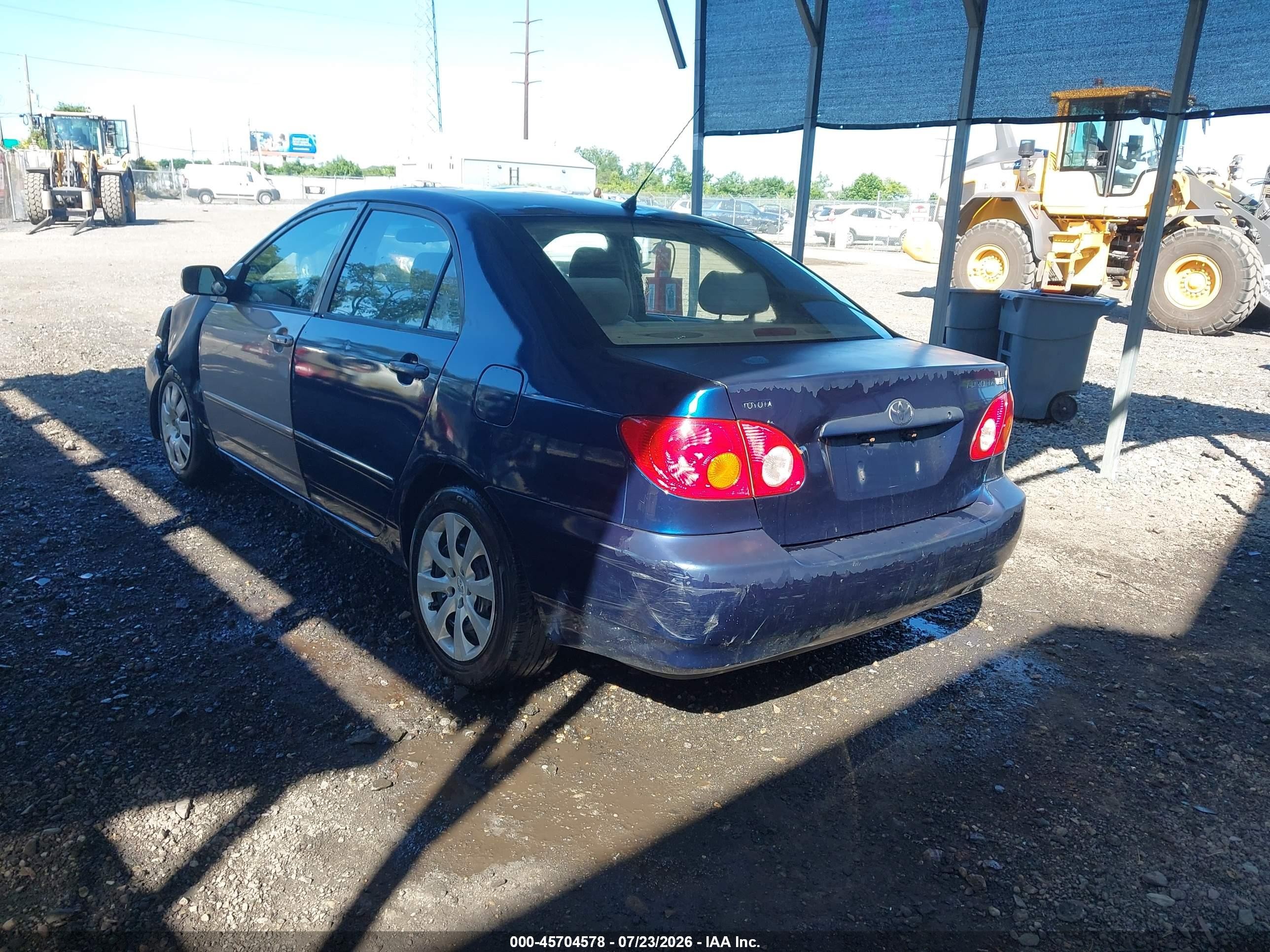 2004 Toyota Corolla Le Blue vin: JTDBR32E742033919