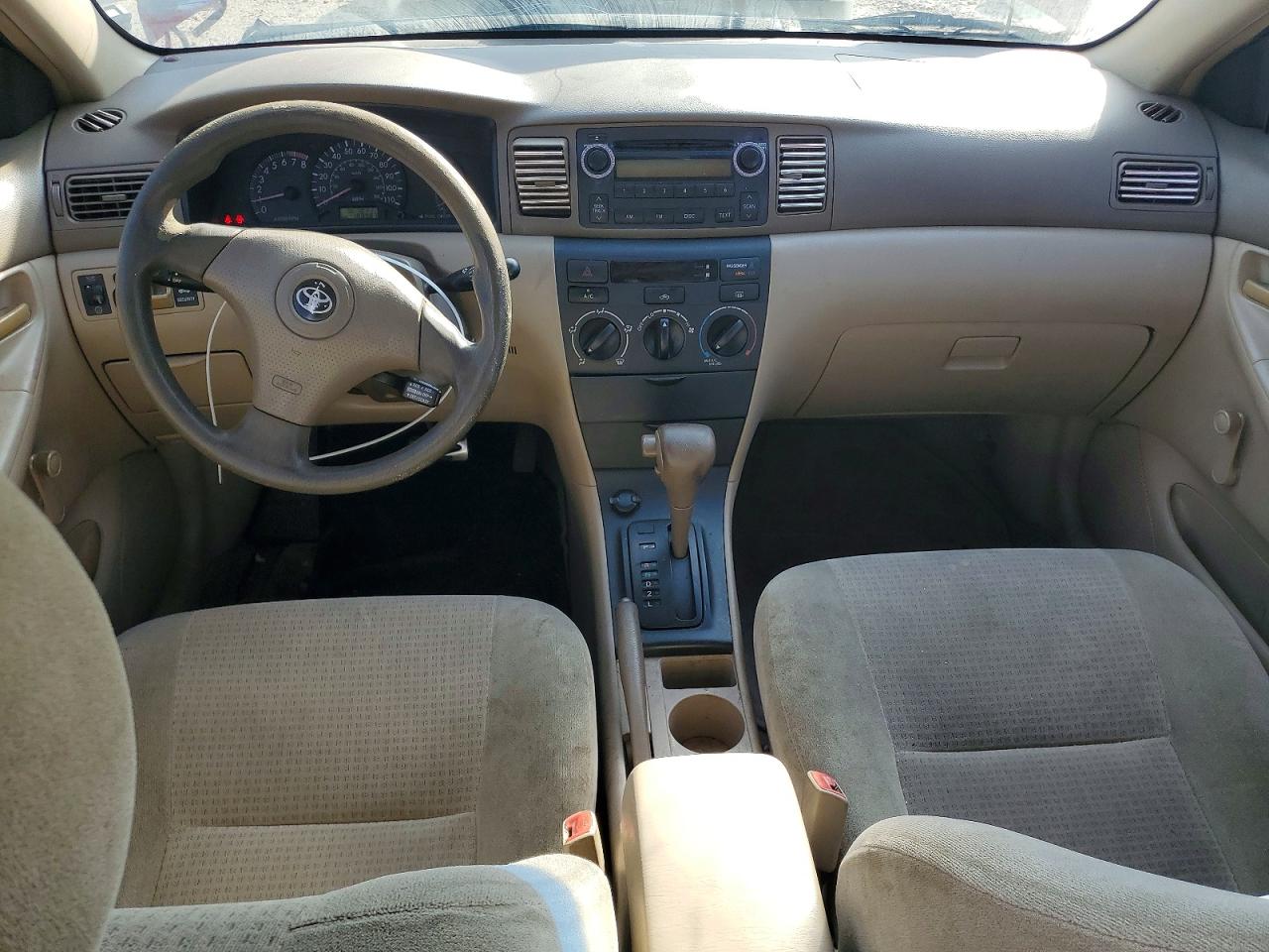 2005 Toyota Corolla Ce Maroon vin: JTDBR32E752067182