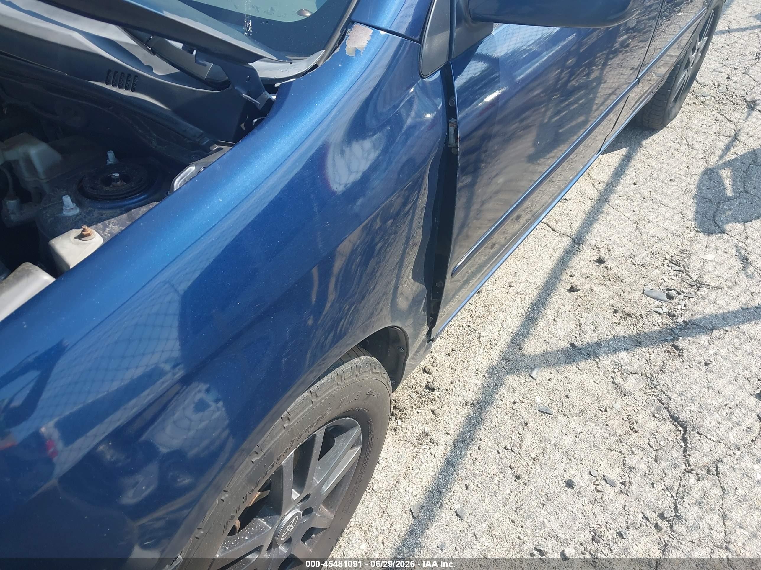 2006 Toyota Corolla Le Blue vin: JTDBR32E760058074