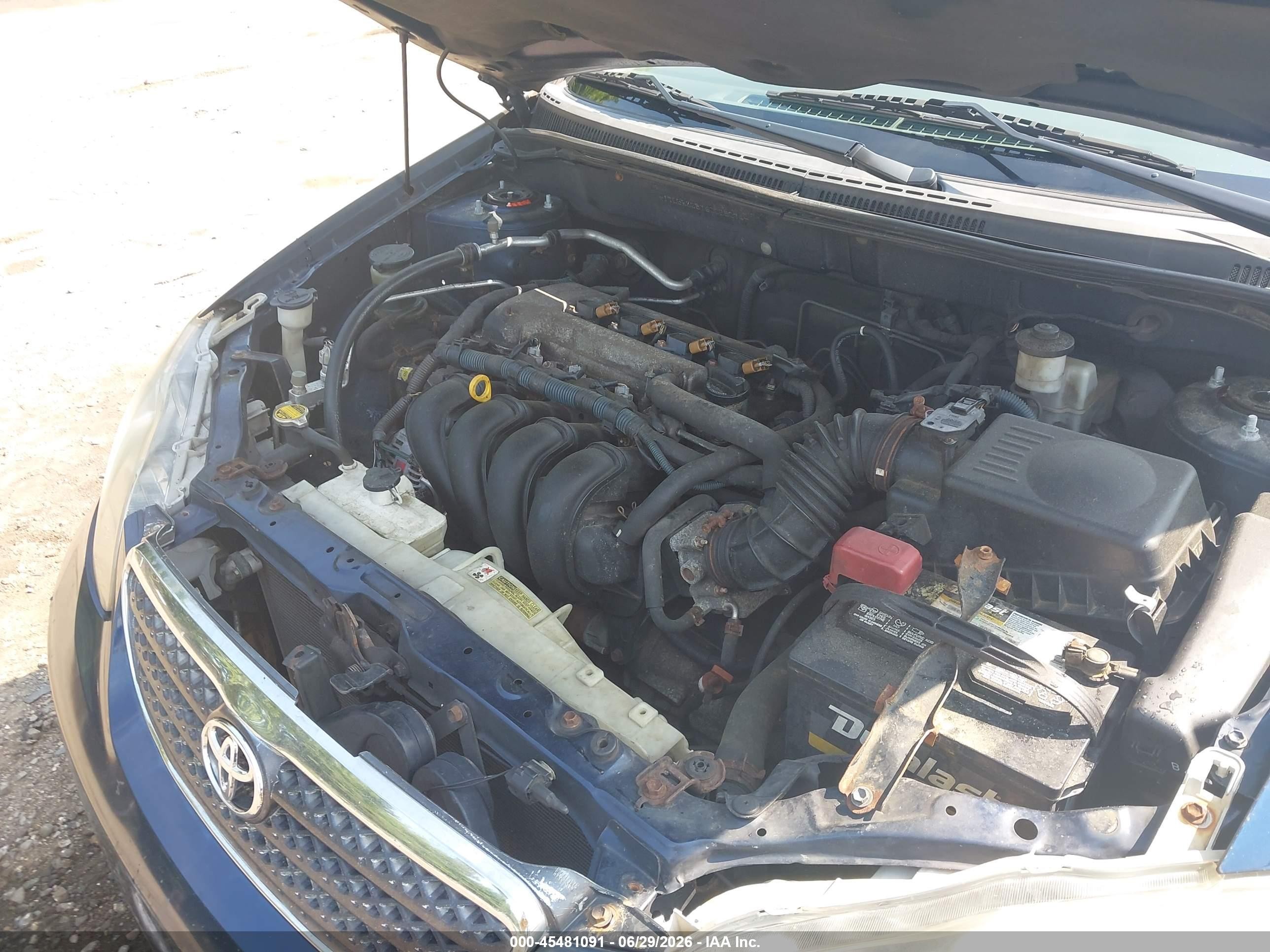 2006 Toyota Corolla Le Blue vin: JTDBR32E760058074