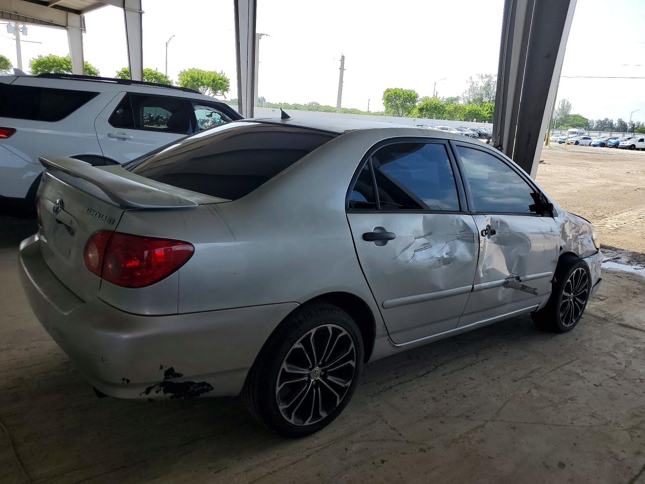 2006 Toyota Corolla Le Silver vin: JTDBR32E760058768