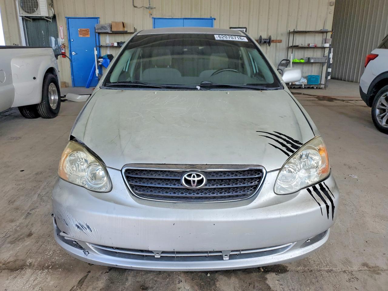 2006 Toyota Corolla Le Silver vin: JTDBR32E760058768