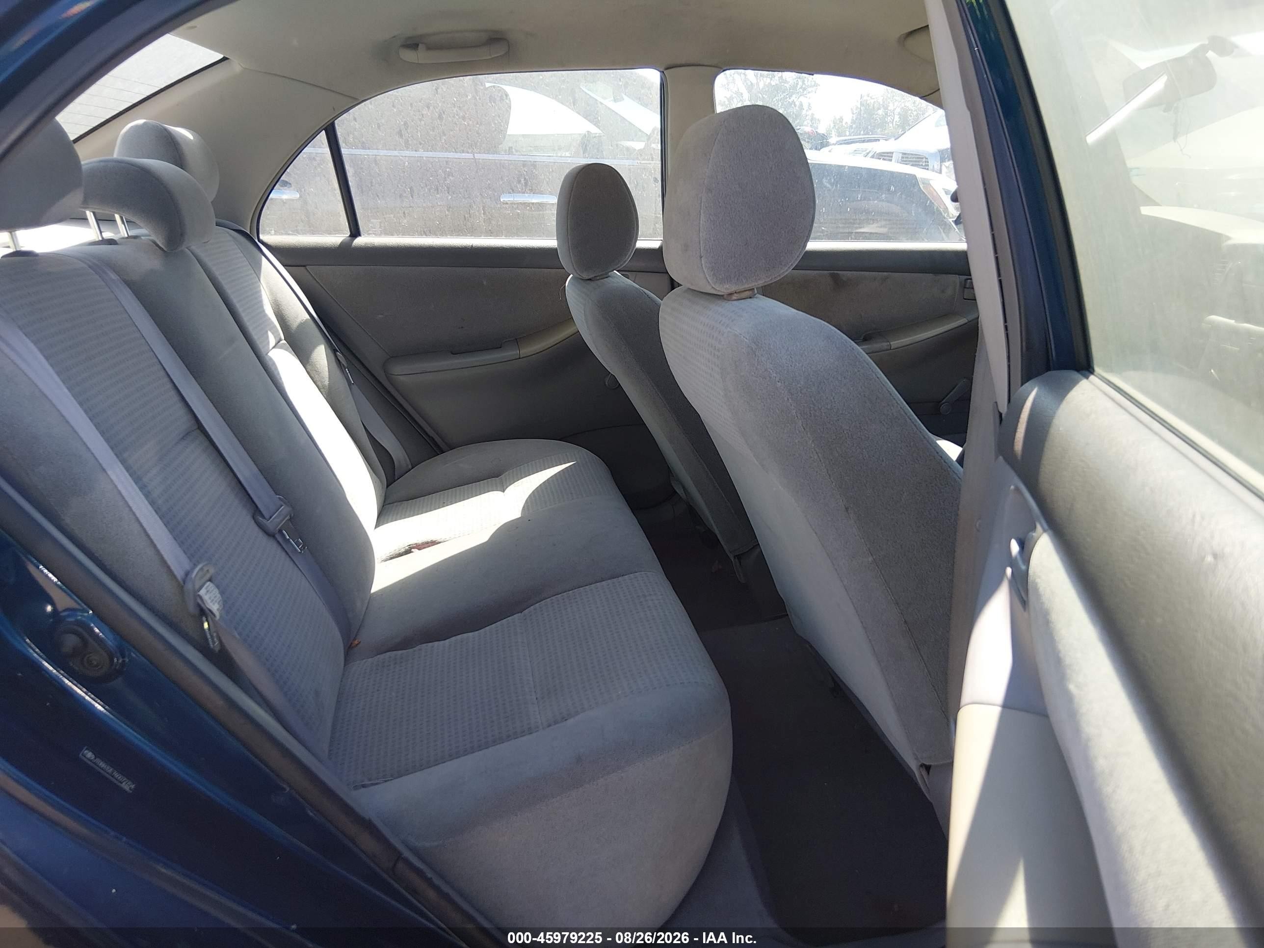 2006 Toyota Corolla Ce Blue vin: JTDBR32E760072704