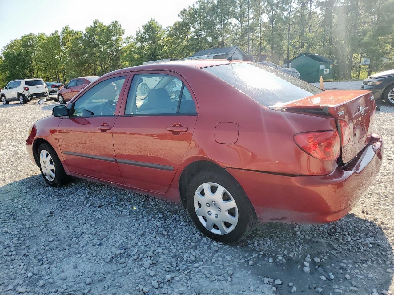 2006 Toyota Corolla Ce Red vin: JTDBR32E760077224