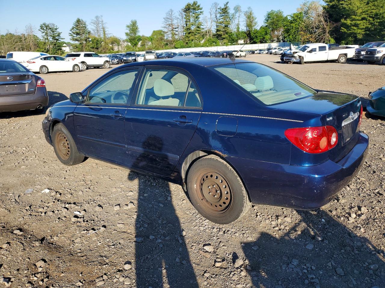 2006 Toyota Corolla Le Blue vin: JTDBR32E760078096