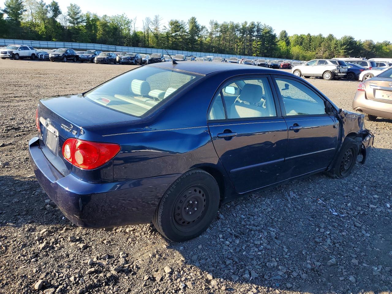 2006 Toyota Corolla Le Blue vin: JTDBR32E760078096