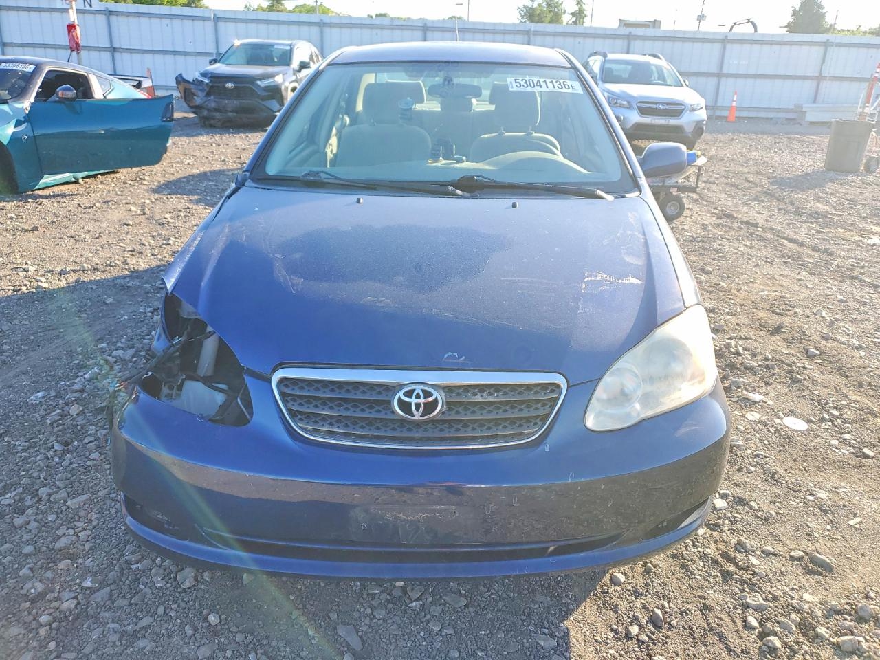2006 Toyota Corolla Le Blue vin: JTDBR32E760078096