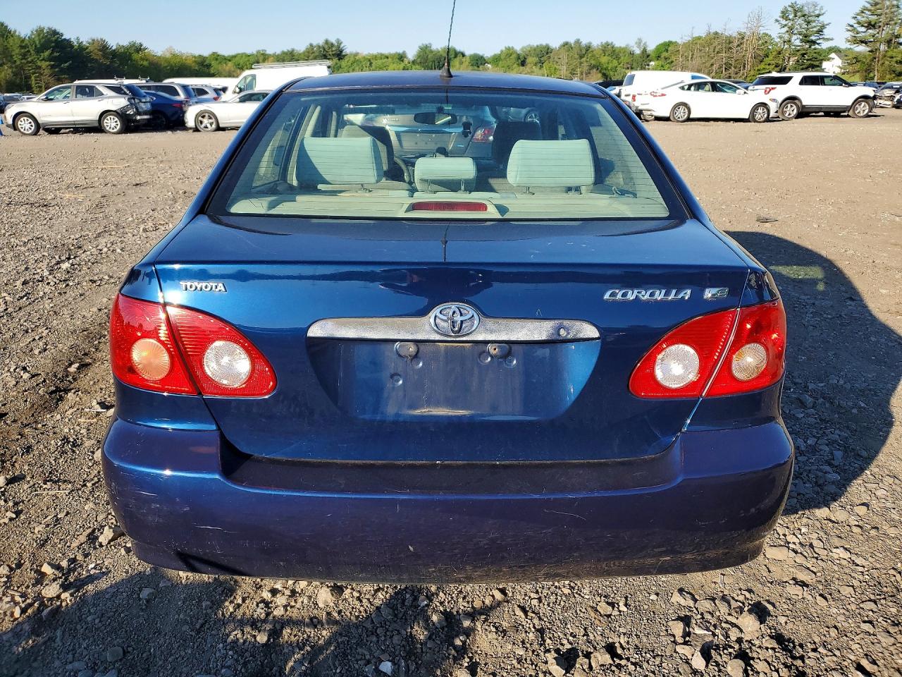 2006 Toyota Corolla Le Blue vin: JTDBR32E760078096