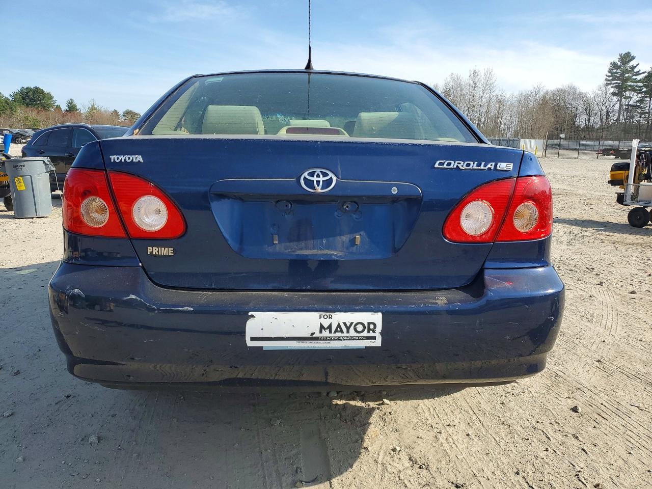 2006 Toyota Corolla Le Blue vin: JTDBR32E760079247