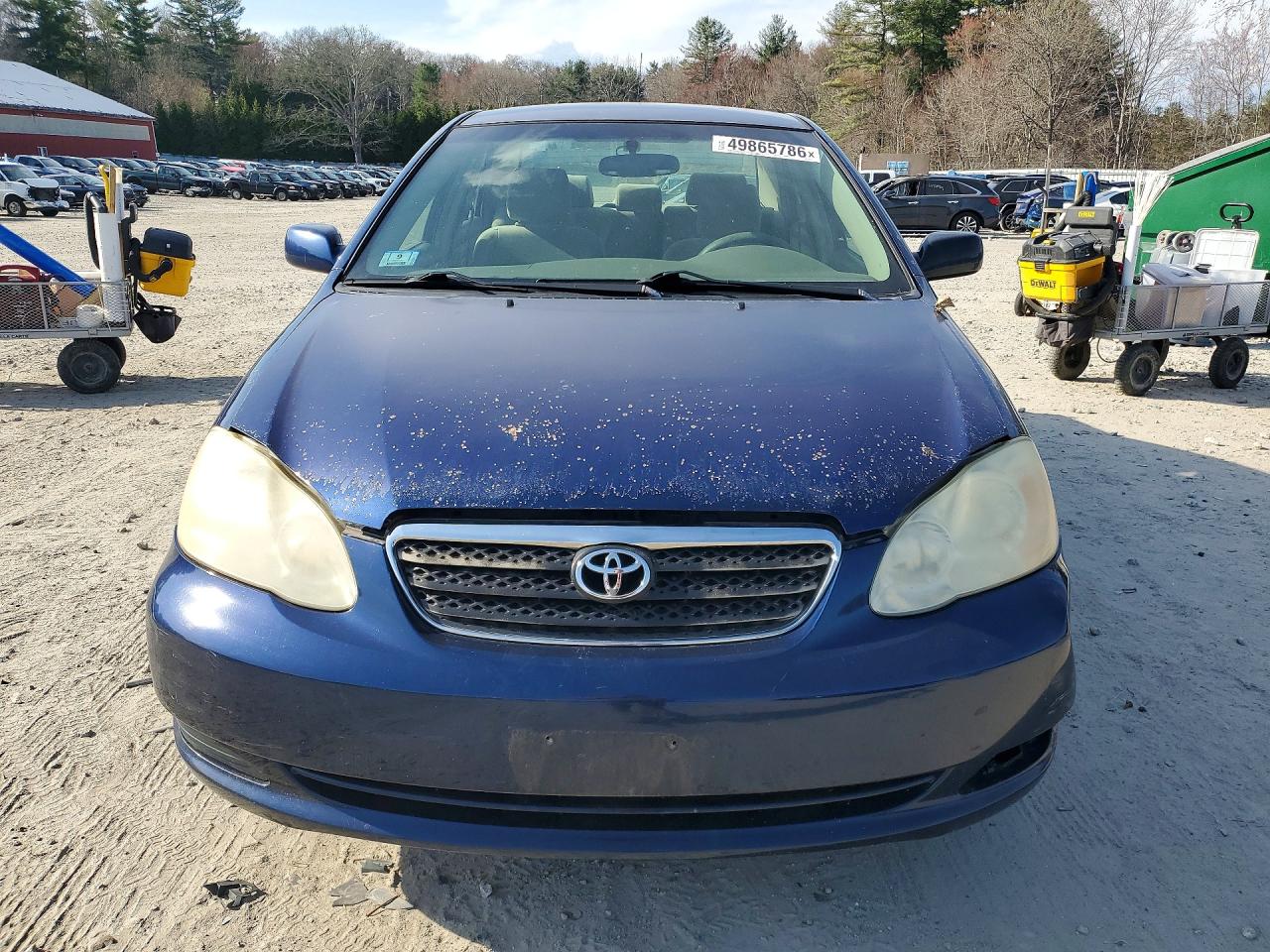 2006 Toyota Corolla Le Blue vin: JTDBR32E760079247