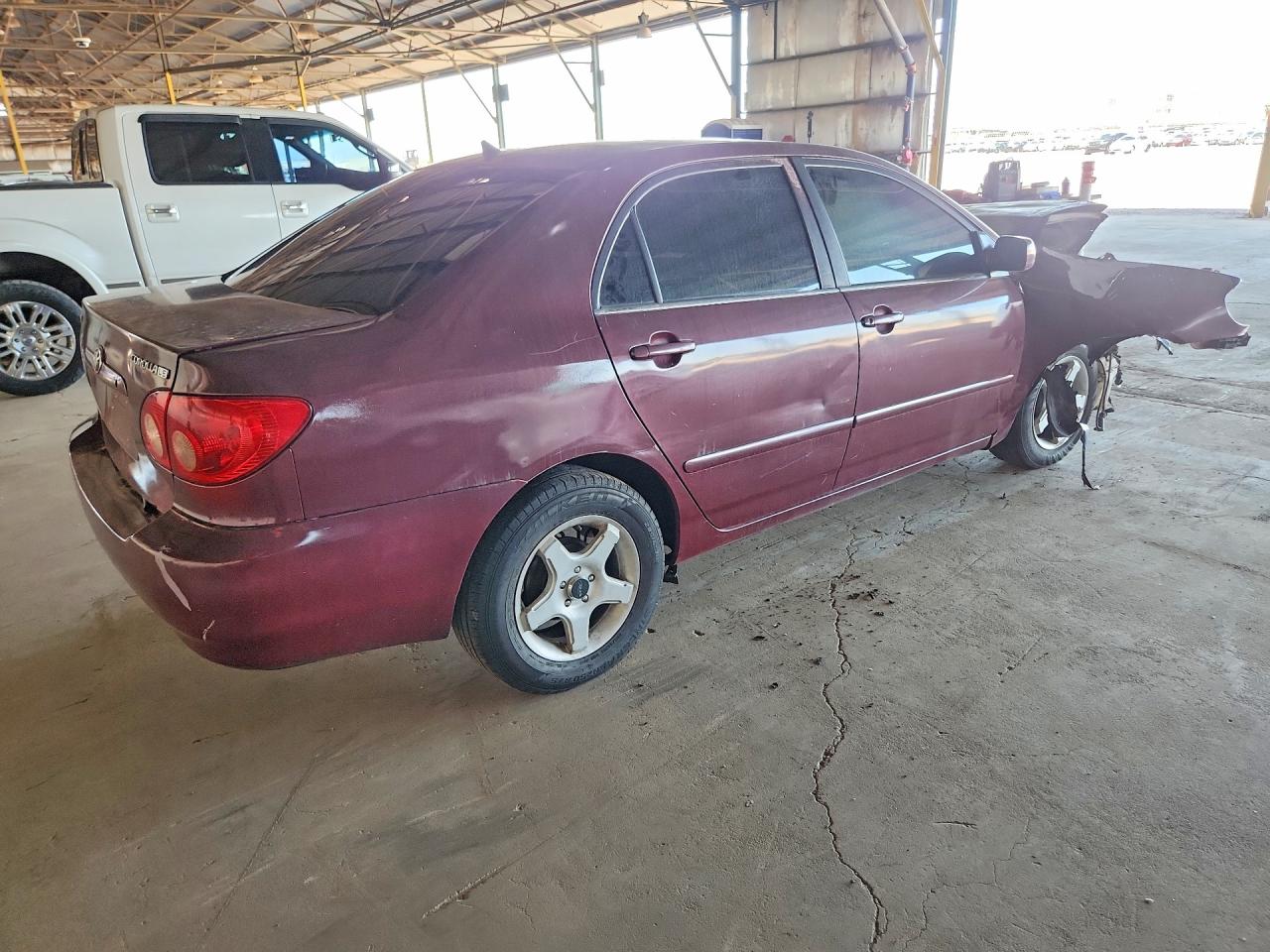 2006 Toyota Corolla Le Темно-бордовый vin: JTDBR32E760082634