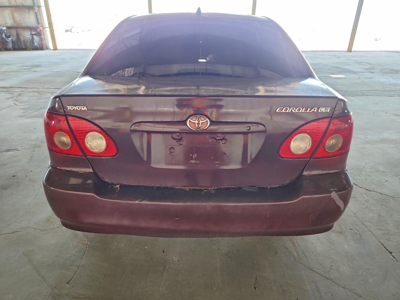 2006 Toyota Corolla Le Темно-бордовый vin: JTDBR32E760082634