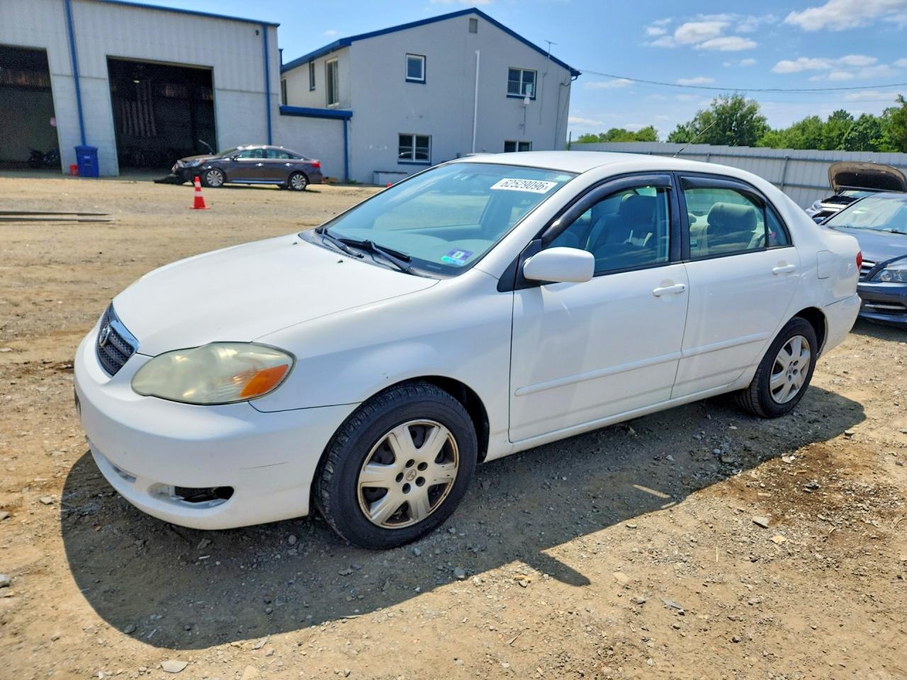 2006 Toyota Corolla Le Белый vin: JTDBR32E760087784