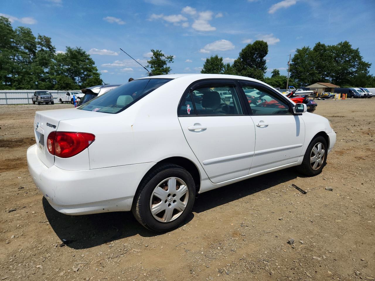 2006 Toyota Corolla Le Белый vin: JTDBR32E760087784
