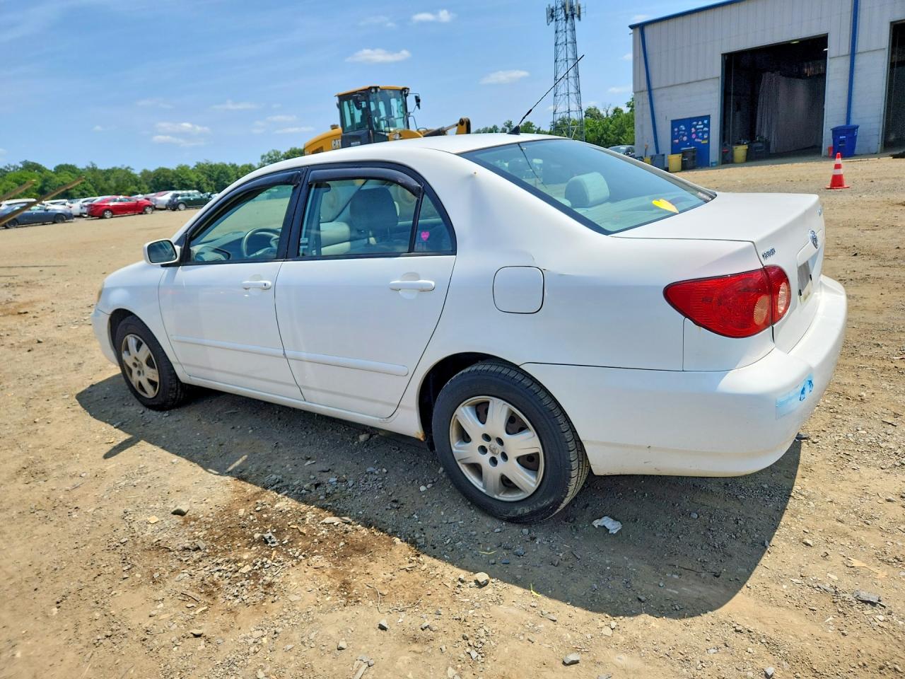 2006 Toyota Corolla Le Белый vin: JTDBR32E760087784