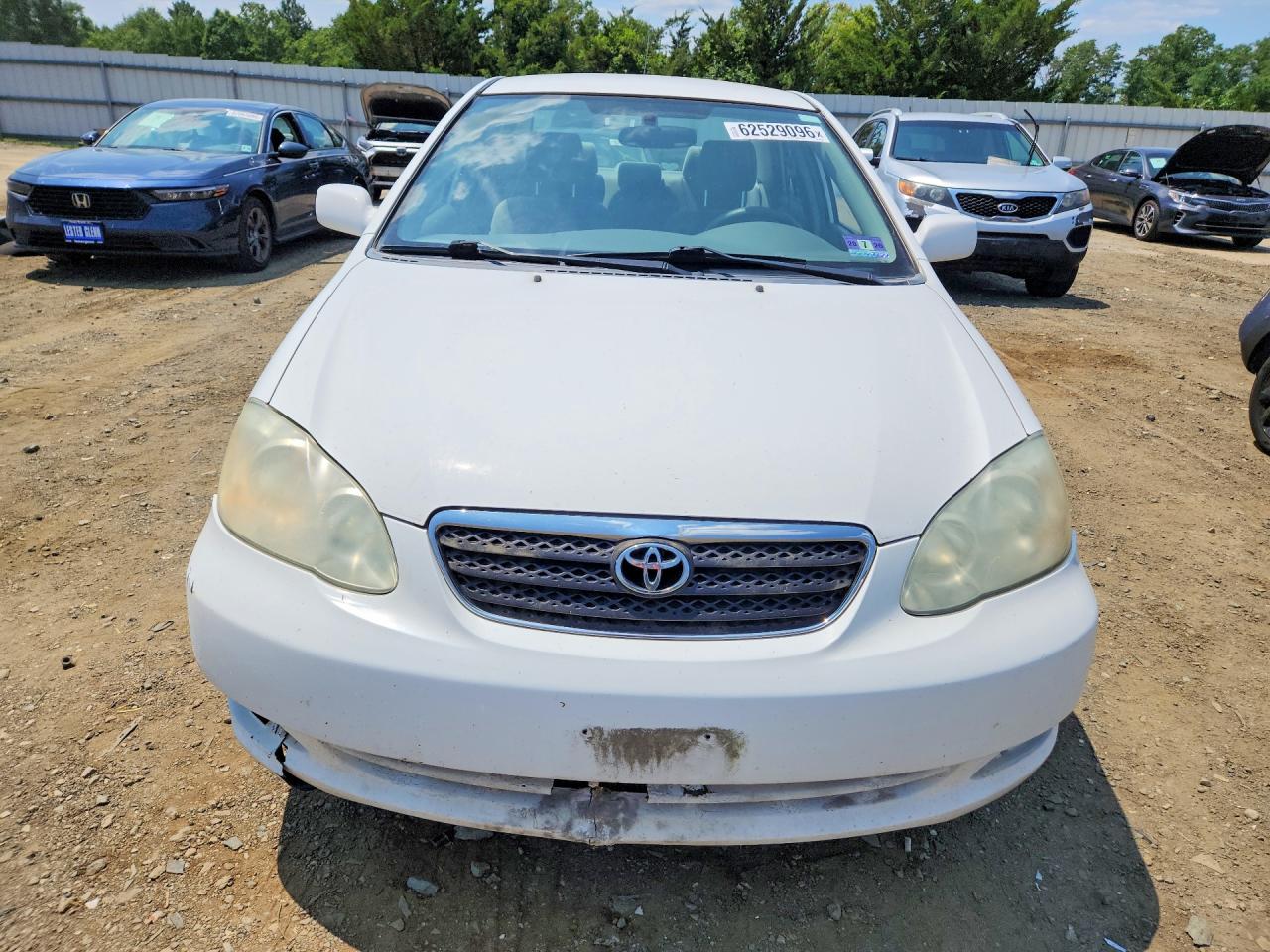 2006 Toyota Corolla Le Белый vin: JTDBR32E760087784