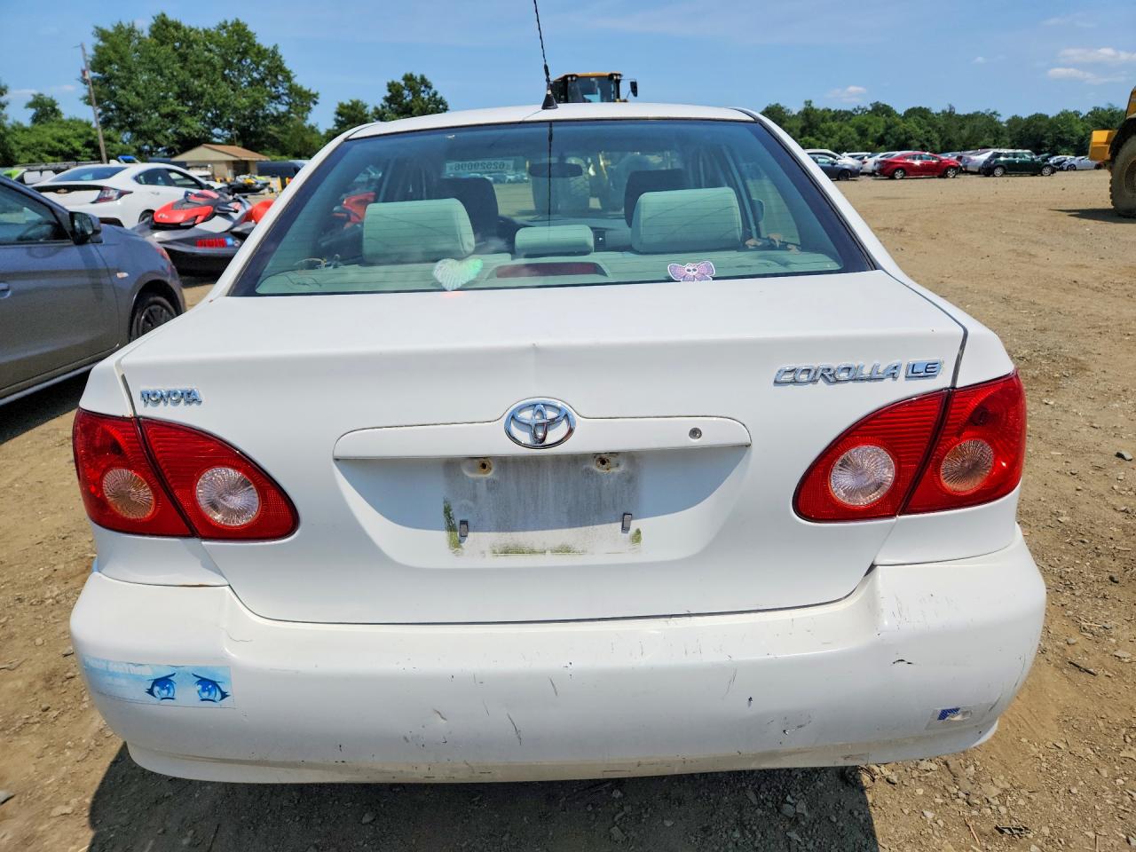 2006 Toyota Corolla Le Белый vin: JTDBR32E760087784