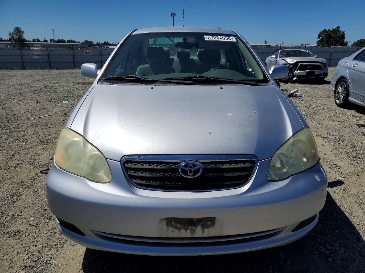 2006 Toyota Corolla Le Silver vin: JTDBR32E760091012